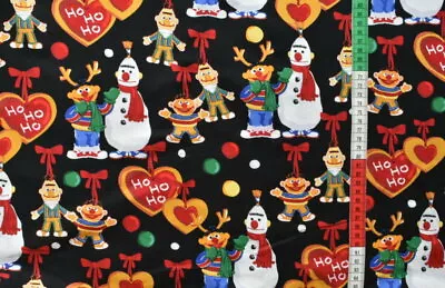Buy Sesame Street Ho Ho Ho Christmas Joy Fat Quarter 100% Cotton Fabric  • 4.80£