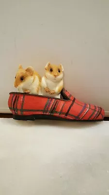 Buy Hamsters In Tartan Slippers The House Of Valentino Vgc • 10£