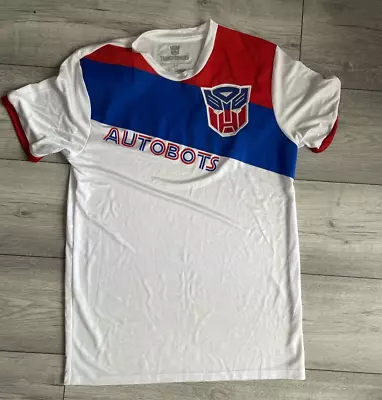 Buy Transformers Autobots T-Shirt Mens Clothing Medium Adults White Top Hasbro • 14.99£