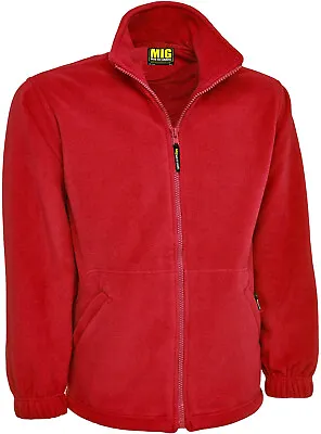 Buy Mens MIG Winter Warm Full Zip Micro Fleece Jacket - OUTDOOR CASUAL WORK COAT • 24.95£