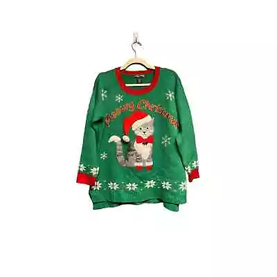 Buy United States Sweaters Meowy Christmas Ugly Sweater Size 0X • 28.42£