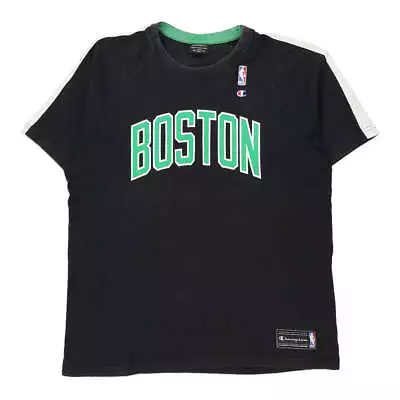 Buy Boston Celtics Champion NBA T-Shirt - Large Black Cotton • 20.70£