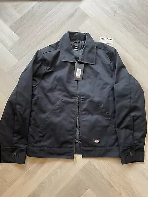 Buy BRAND NEW WITH TAGS Dickies Lined Eisenhower Jacket Black Size M • 79.99£