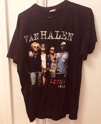 Buy Van Halen 1993 Tour T Shirt XL • 95£