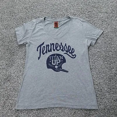 Buy Tennessee Titan Shirt Women Large Gray NFL Nike Football Helmet Spell Out Ladies • 14.45£