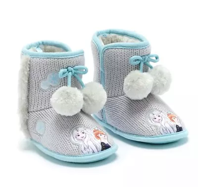 Buy New Girls Frozen 2 Slipper Boots Size 9/10 Disney Store • 14.99£