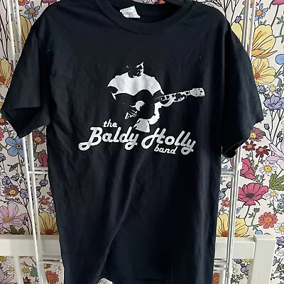 Buy Rock And Roll 50s Band T-shirt Vintage Black Medium Size 12 Retro 1950 • 3£