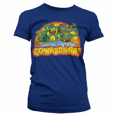 Buy Officially Licensed Teenage Mutant Ninja Turtle - Cowabunga! Women T-Shirt S-XXL • 17.75£