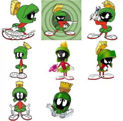 Buy Marvin The Martian Characters, Iron On T Shirt Transfer. Choose Image And Size • 2.92£