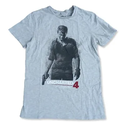 Buy Uncharted 4 Grey Marle T Shirt Small Official Product Gamer Gaming A Thief's End • 13.83£