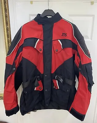 Buy JTS Motorcycle Jacket 2XL In Racing Red And Black Jacket - Used / Good Condition • 25£