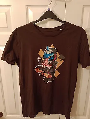 Buy Mens Brown Cayde-6 From Destiny Game Logo T-Shirt Size XL 100% Cotton • 3£
