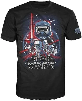 Buy Funko POP Tees  Star Wars T- Shirt - Size Small The Force Awakens #44 NEW IN BOX • 10£
