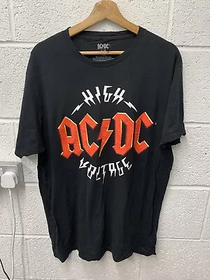 Buy AC/DC High Voltage Official Band Merch T-shirt Mens Retro Band Tee Size L • 18£