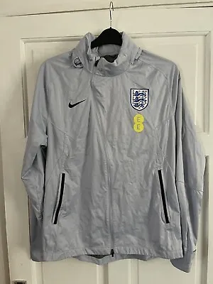 Buy England Storm Fit Player/staff Issue Jacket Men’s Medium Light Blue/grey • 110£