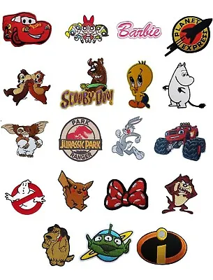 Buy Kids TV Show Movie Iron On Sew On Patches Badges Transfers Fancy Dress Brand New • 2.79£