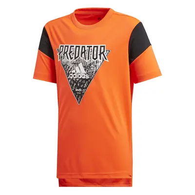 Buy Adidas Young Boys T-Shirt Athletic Football Predator Fashion Polyester DV1335 • 16.76£