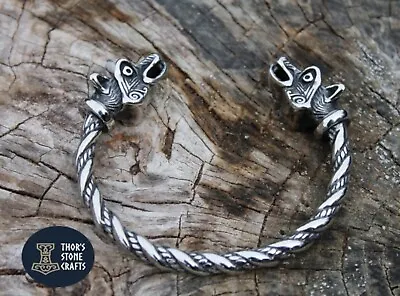 Buy Viking Beserker Bear Bracelet Stainless Steel Arm Ring Jewellery Bangle  Norse • 17.95£