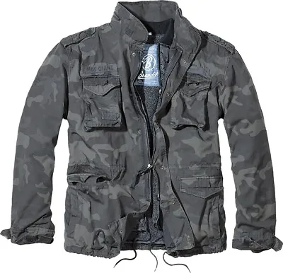Buy Brandit Jacket Men's Jacket Military M-65 Giant Parka 2 IN 1 Jacket Darkcamo • 124.69£