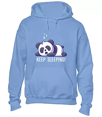Buy Keep Sleeping Panda Hoody Hoodie Cool Cute Animal Lover Design Gift Idea Top • 16.99£