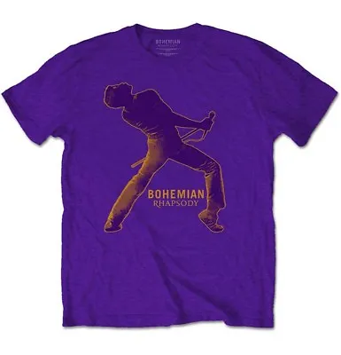 Buy Queen Bohemian Rhapsody Film Fortune Purple T-Shirt OFFICIAL • 13.79£