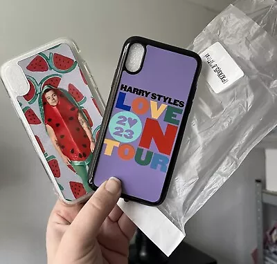 Buy 2x NEW 2 Harry Styles IPhone X XS Case Silicone Rubber Melon HSLOT Harry's Home • 7.99£