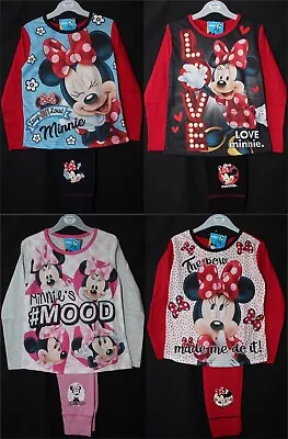 Buy MINNIE MOUSE Girl's DISNEY Pyjamas /PJs In A Choice Of 4 Styles Sizes 4-10 Years • 9.95£