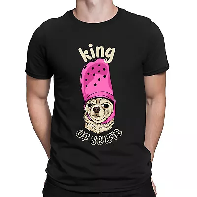 Buy King Of Selfie Dog Animal Funny Humor Mens Womens T-Shirts Tee Top #BAL • 9.99£