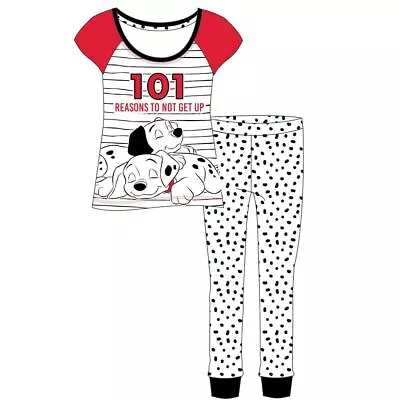 Buy Ladies Character Pyjamas Disney 101 Dalmations • 11.99£