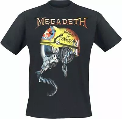 Buy Officially Licensed Megadeth Warheads FullMetal Vic Mens Black T Shirt Megadeth • 15.95£