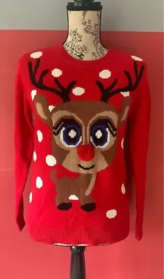 Buy Select Christmas Reindeer Jumper, UK Size 6. • 0.99£