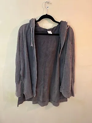 Buy Abercrombie & Fitch Womens Grey Loose Cardigan Poncho Hoodie - XS S • 10.99£