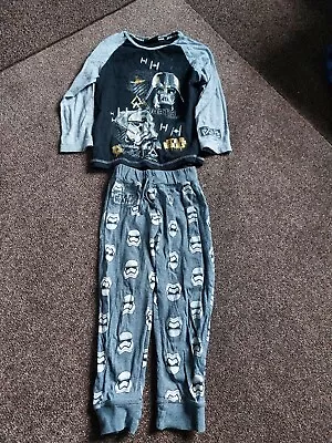 Buy Star Wars Pyjamas PJs 4-5 Years • 2.50£