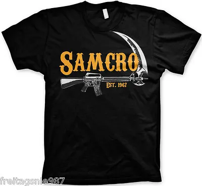 Buy Sons Of Anarchy Samcro Est. 1967 T-Shirt Cotton Officially Licensed • 28.32£
