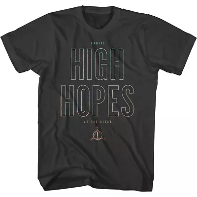 Buy Panic At The Disco HIGH HOPES Men's T Shirt Pop Rock Music Merch • 40.37£