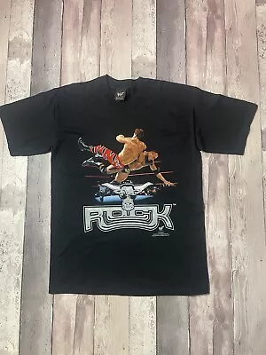 Buy Rock Hard Just Bring It The Rock WWE WWF 2000 T-shirt Size Small 100% Cotton K1 • 25£