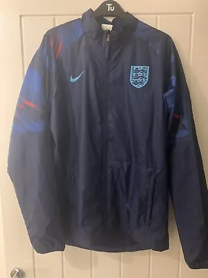 Buy Nike Dri-Fit England Full-zip Windbreaker Rain Jacket Size M • 17£