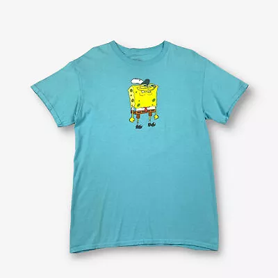 Buy Vintage Spongebob Squarepants T-Shirt Blue Medium • 10£