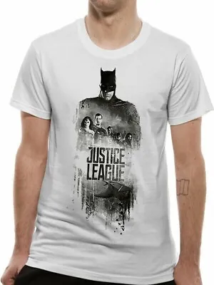 Buy Official Batman Silhouette T-Shirt Justice League White Unisex Mens Ladies • 8.95£