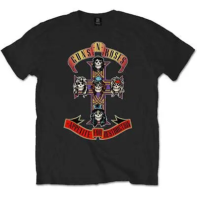 Buy GUNS N' ROSES APPETITE FOR DESTRUCTION Official T-Shirt Metal Rock • 21.30£