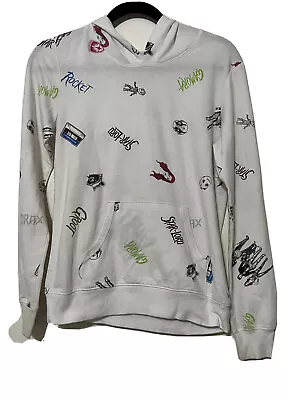Buy Marvel Sweater Womens White Guardians Of The Galaxy Pull Over Hoodie • 14.17£