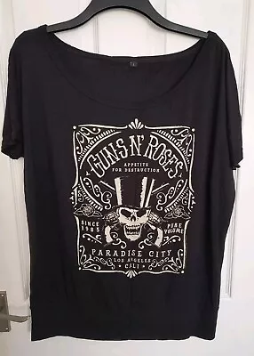 Buy Guns N' Roses Ladies Large T Shirt Paradise City • 9.99£