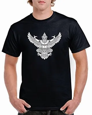 Buy Indian Flying God Chest Logo T-shirt Garuda Hindu Buddhist Fashion Tshirt  • 12.99£