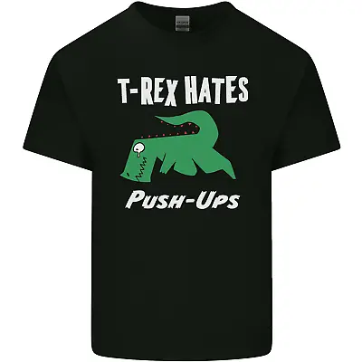 Buy T-Rex Hates Push Ups Gym Funny Dinosaurs Mens Cotton T-Shirt Tee Top • 11.75£