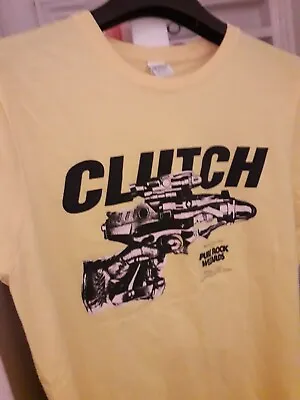 Buy CLUTCH - PURE ROCK WIZARDS (YELLOW) YELLOW T-Shirt XL Ladies • 17.99£