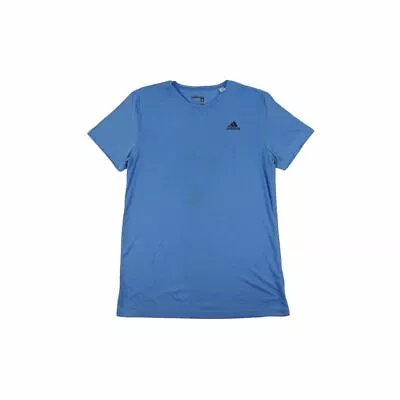 Buy Adidas Climalite Sport Essentials Crew Neck T-Shirt Blue Medium • 4.99£