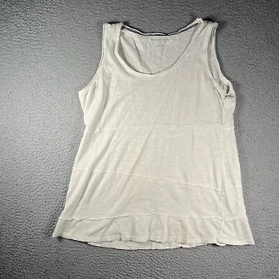 Buy Soft Surroundings Shirt Womens Medium White Tank Top Sleeveless Casual Ladies • 17£