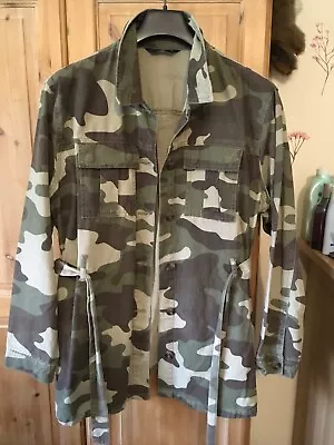 Buy Ladies F And F Camouflage Jacket Size 20 • 8£
