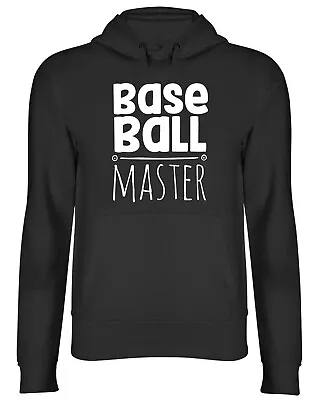 Buy Baseball Master Mens Womens Hooded Top Hoodie • 17.99£