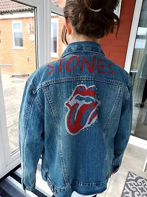 Buy Rolling Stones Denim Jacket Size L Adults In Immaculate Condition See Pics  • 25£